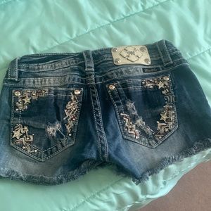 Like new size 27 miss me shorts